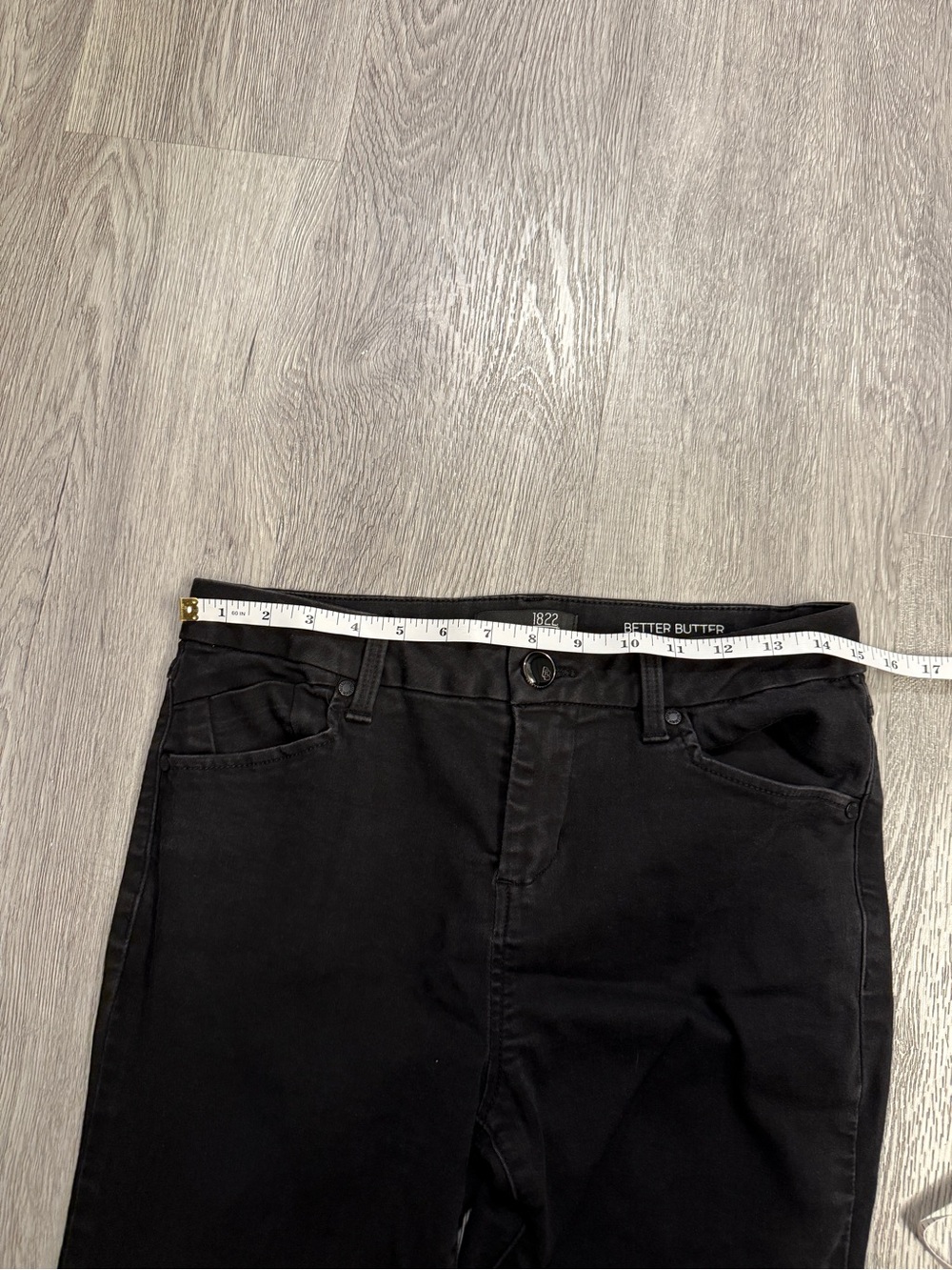 (2) 1822 Denim Blue/Black Women’s Jeans Bootcut Size 8/29 Better Butter Stretch - Picture 14 of 16